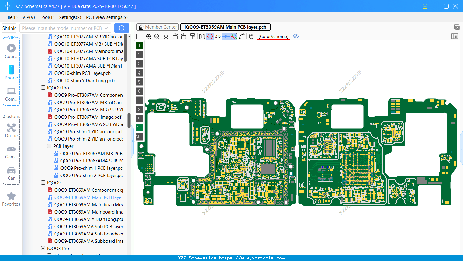 VIVO IQOO9-ET3069AM Main PCB Layer